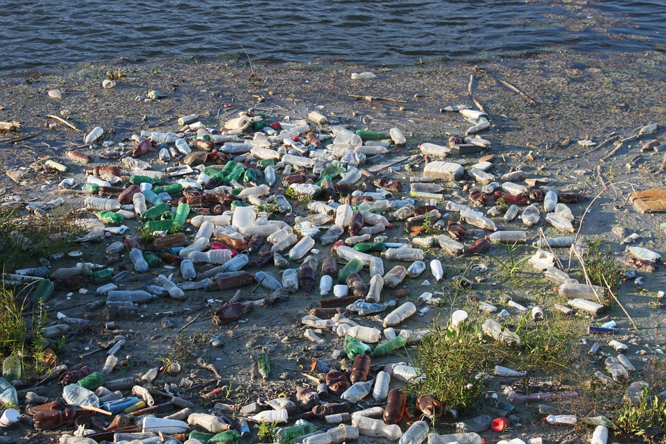 Non-recyclable plastic bottles destroying our environment